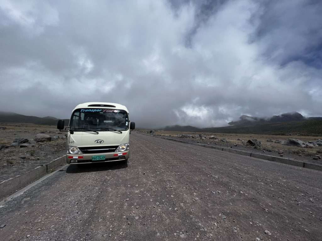 Carreteras de montaña por Ecuador