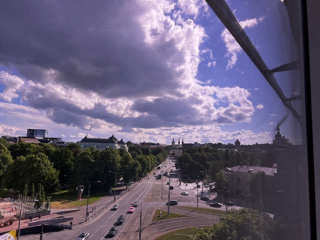 Vistas desde mi habitación del Nordic Hotel Forum merece la pena la tallinn card