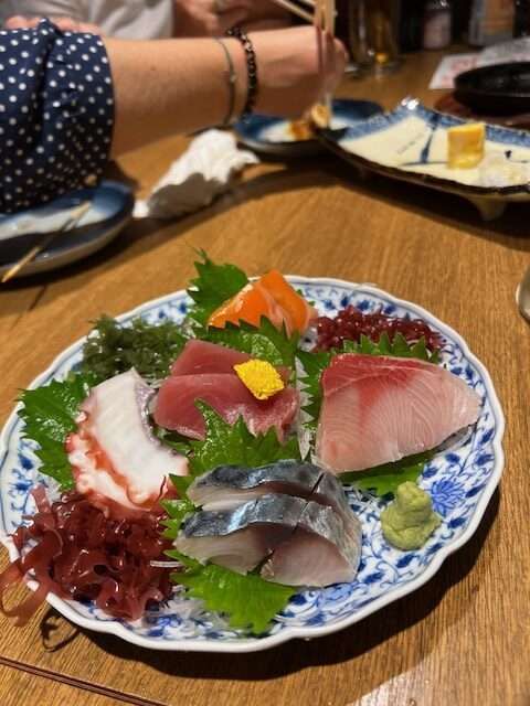 sashimi en tokio