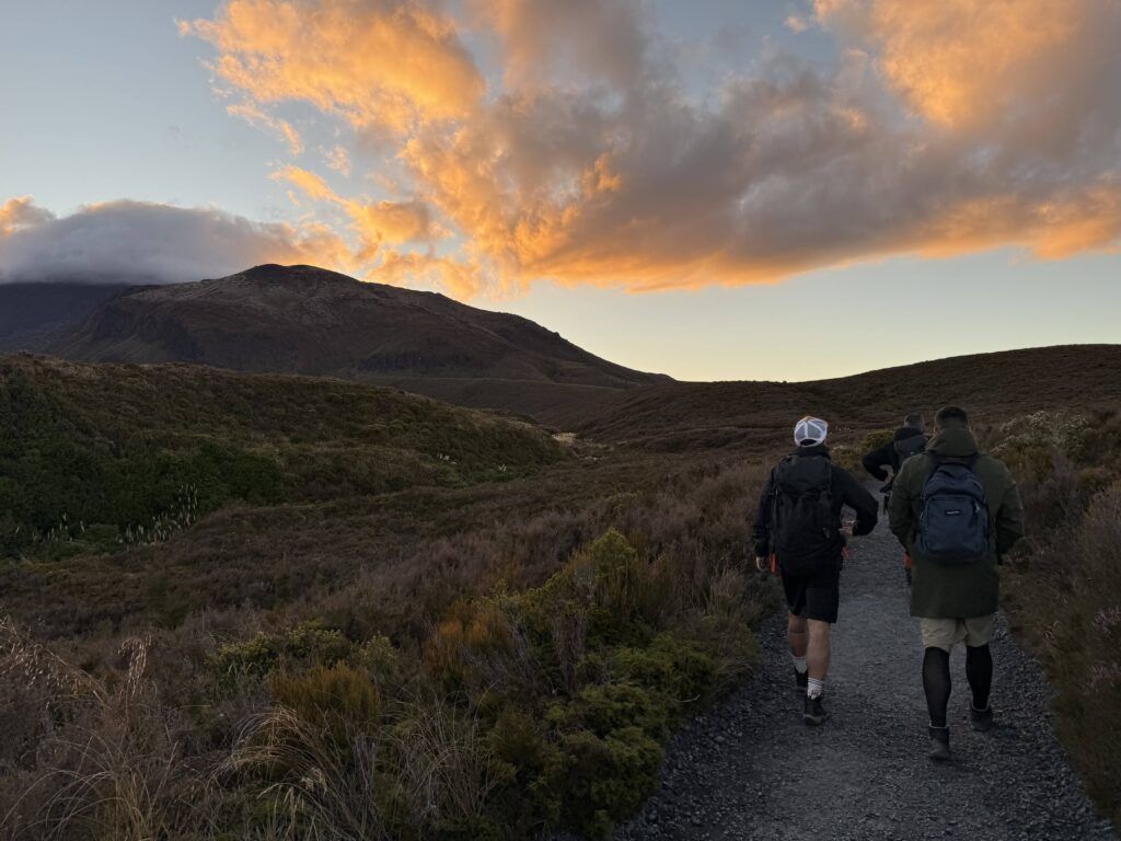 Inicio del Tongariro Alpine Crossing