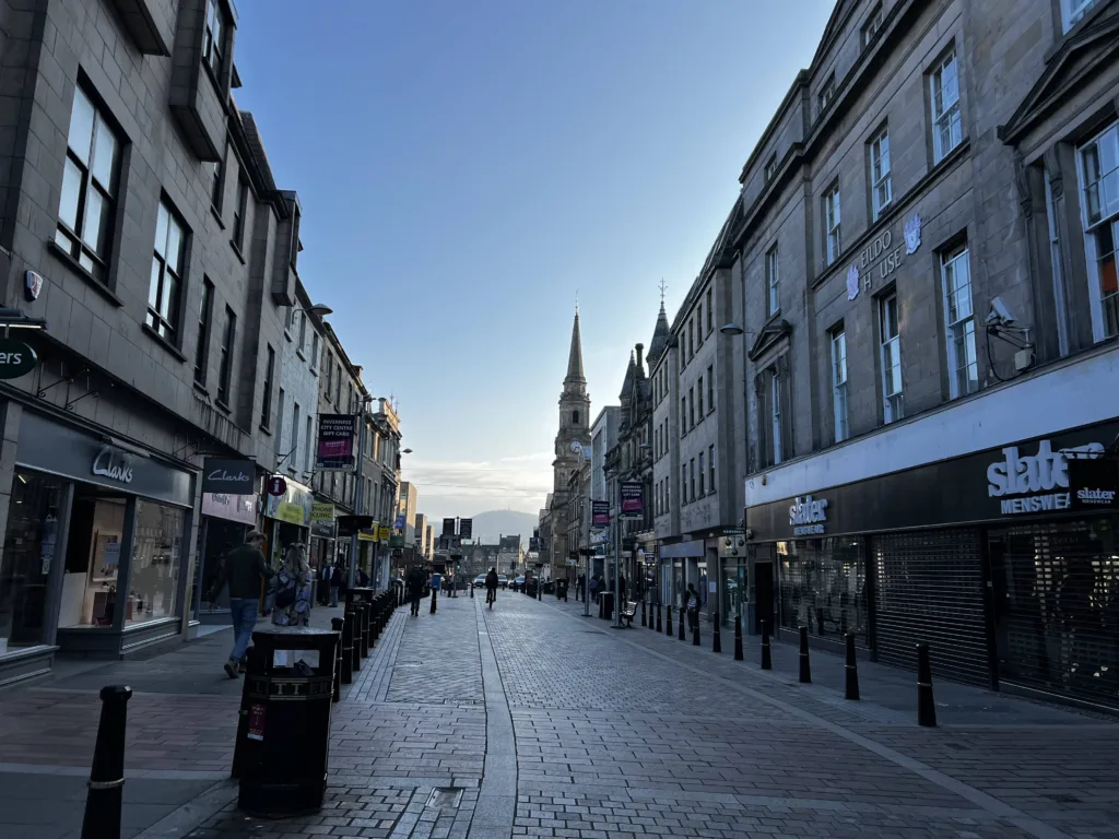 Calle comercial de Inverness