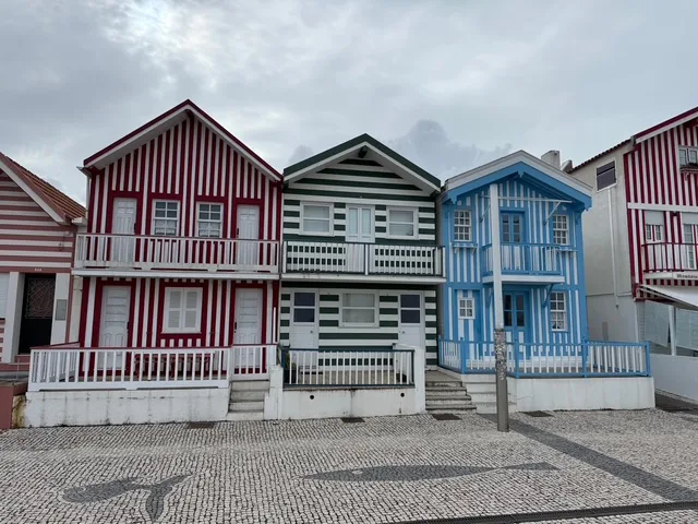 casas de colores de Aveiro