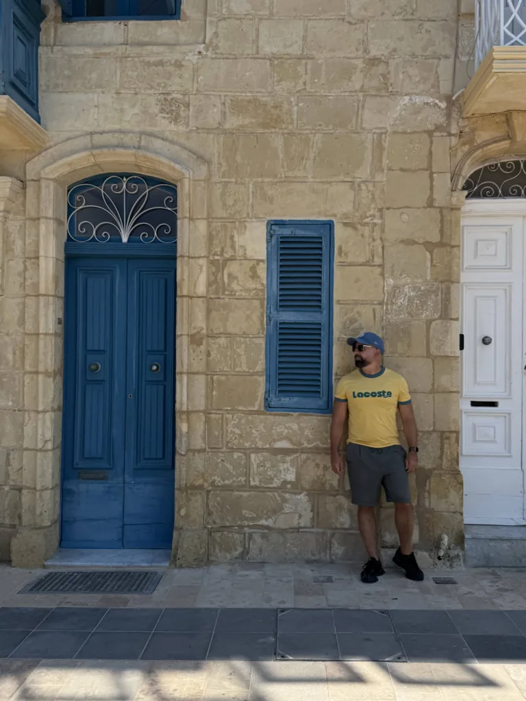 Edificios de colores en la Valetta