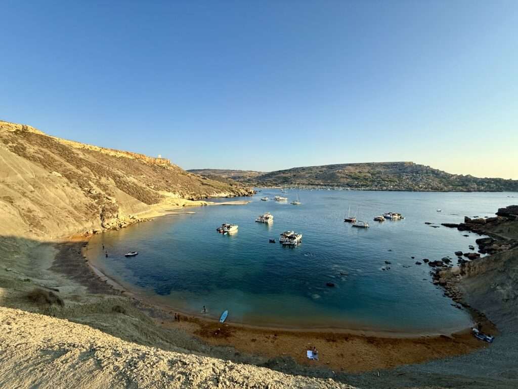 playas del norte de la isla de Malta