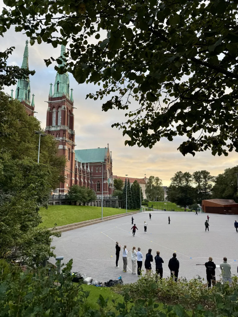 Atardecer en Helsinki