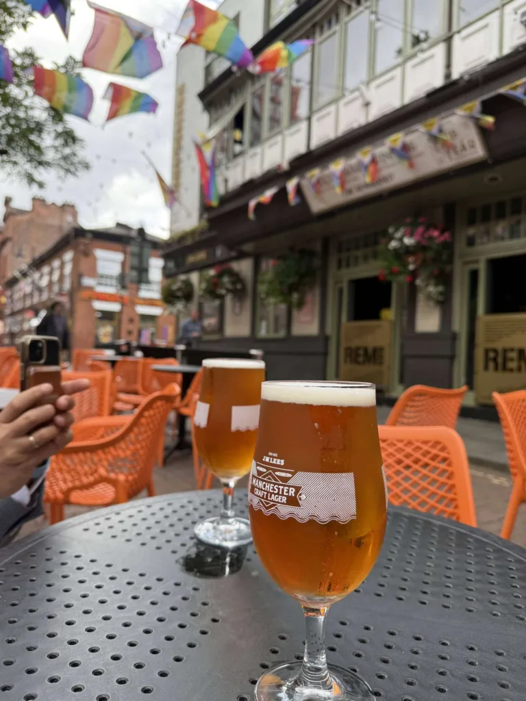 Comer en Gay Village Manchester