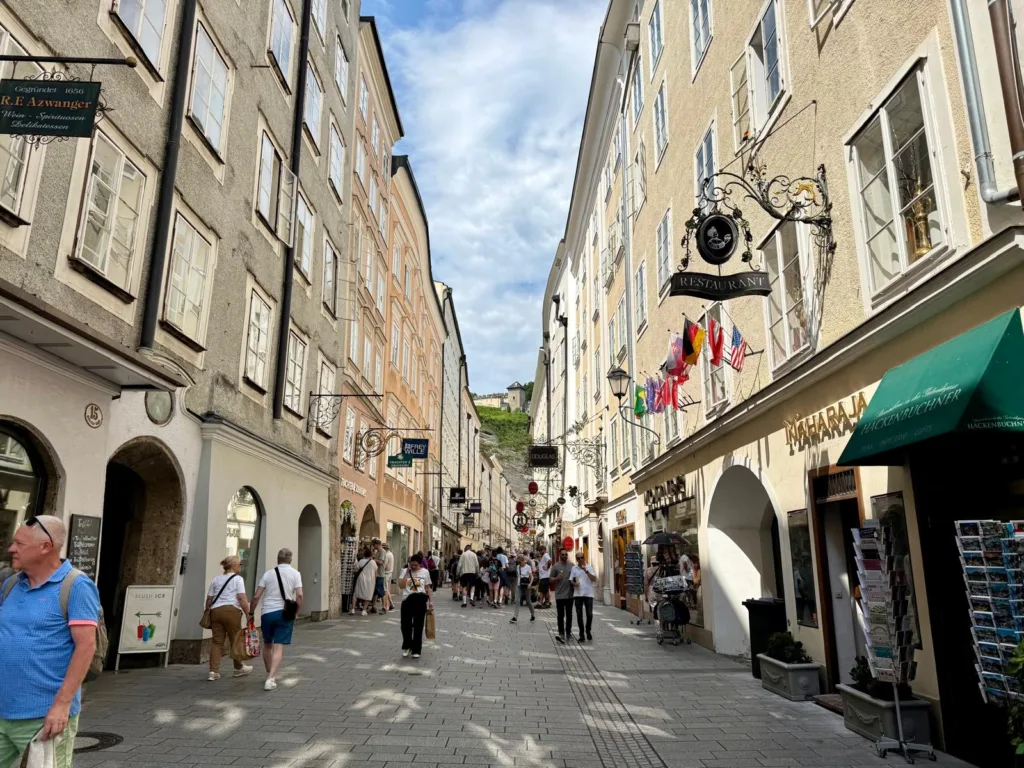 Calle comercial en Salzburgo