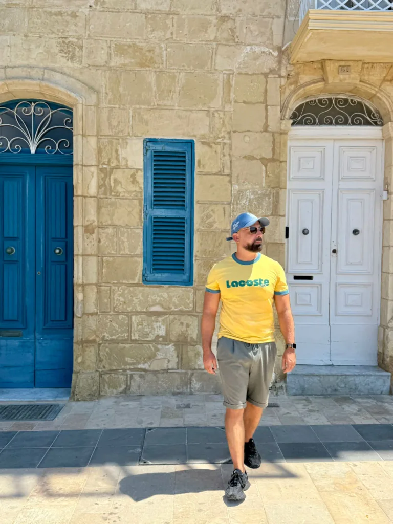 Balcones de colores en Valletta