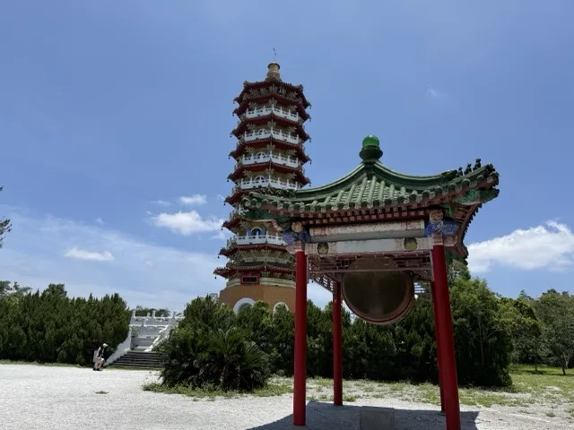 Pagoda Cien Taiwan Sun Moon Lake