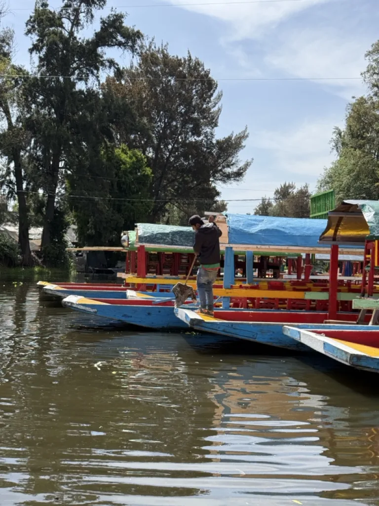 Trajineras en Xochimilco